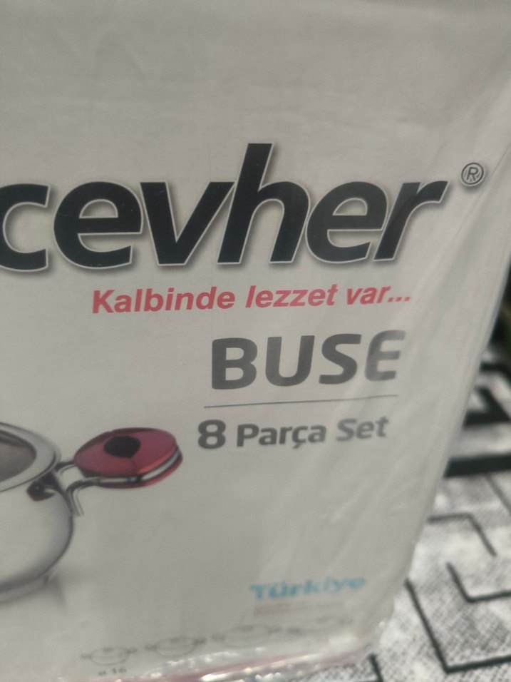 Çelik Tencere Seti 8 parça hascevher marka - Görsel 3