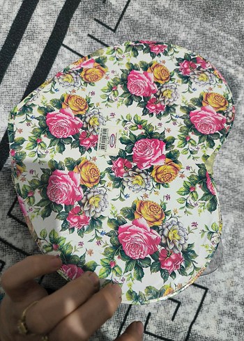 Porselen Çiçek Desenli 6'lı Kahve Fincanı Seti - Görsel 6