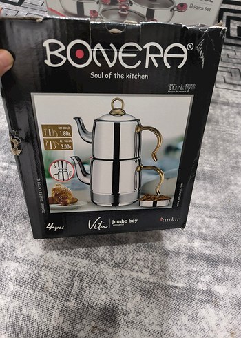 2 adet bonera Çaydanlık Seti Jumbo boy - Görsel 7