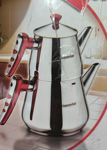 Hascevher mini Çelik Çaydanlık takımı sıfır - Görsel 2