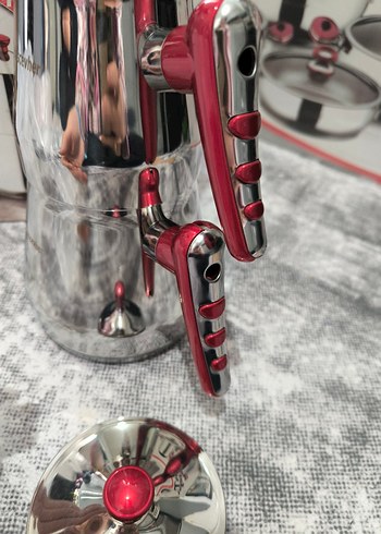 Hascevher mini Çelik Çaydanlık takımı sıfır - Görsel 9