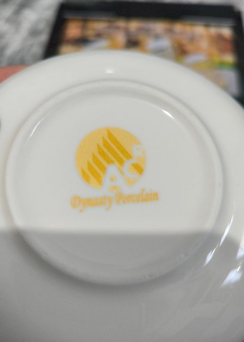 Gri Desenli Beyaz 6'lı Kahve Fincanı Seti - Görsel 3