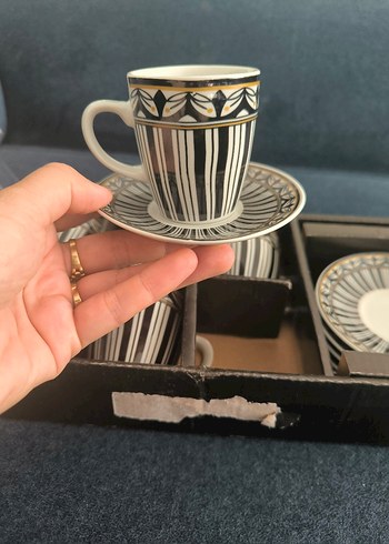 English home 6lı Kahve Fincan Seti sıfır - Görsel 6