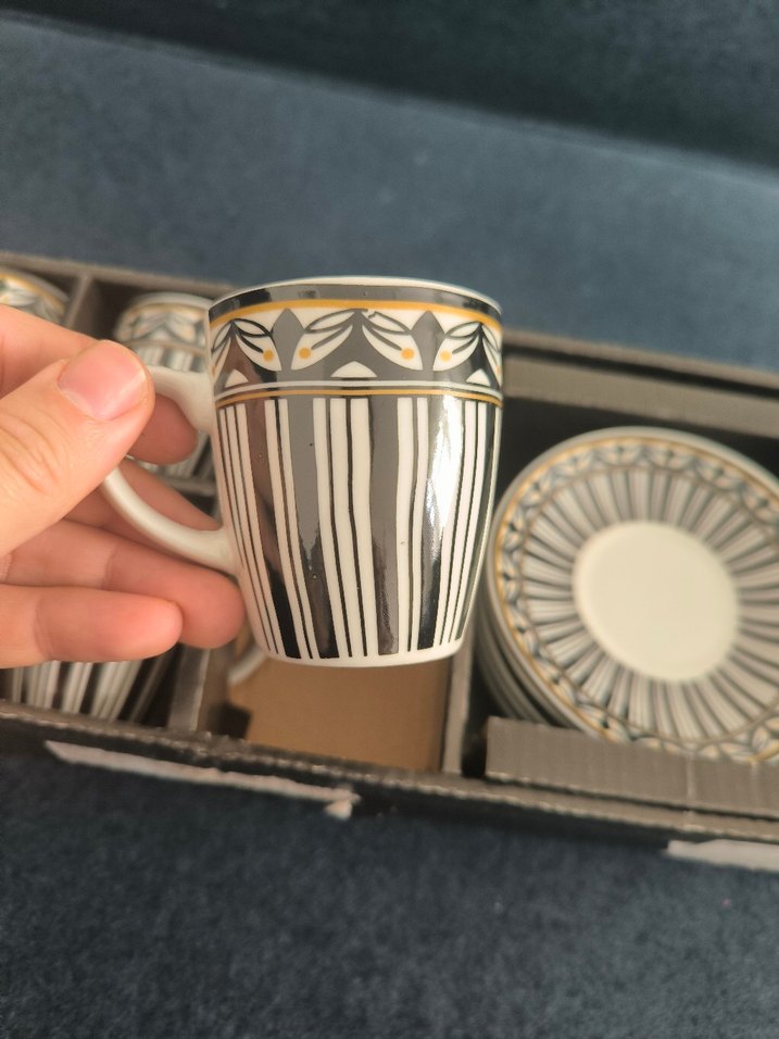 English home 6lı Kahve Fincan Seti sıfır - Görsel 5