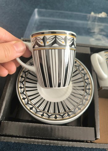 English home 12'li kahve Bardak ve Tabak Seti - Görsel 8