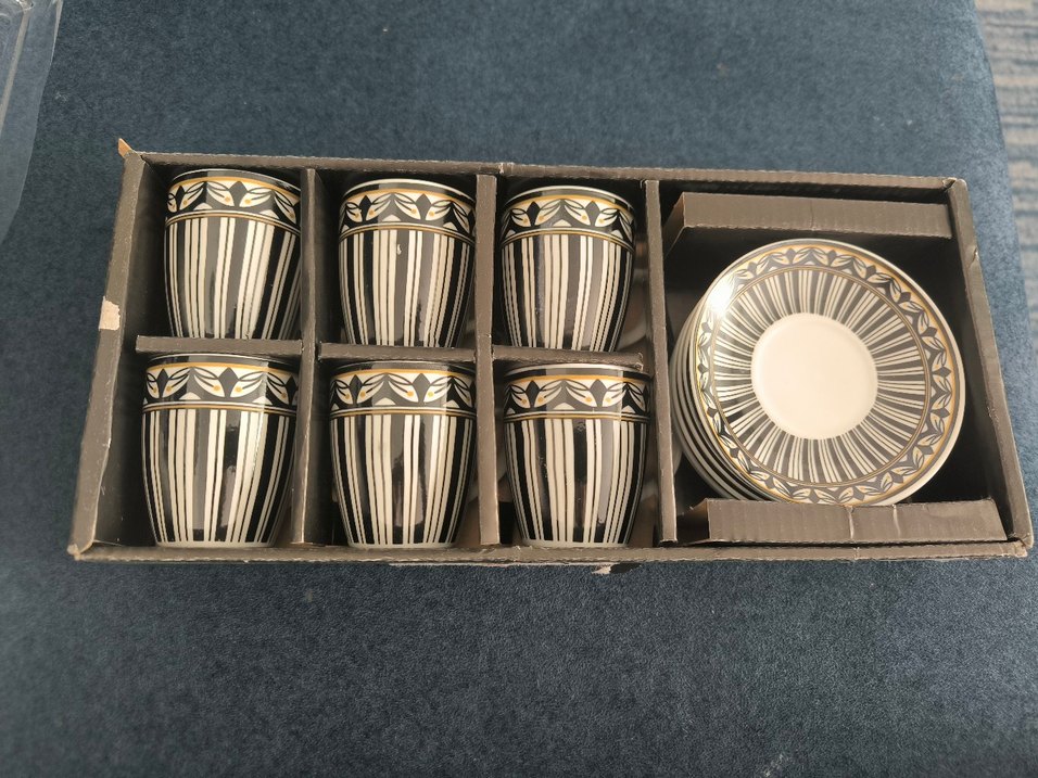 English home 12'li kahve Bardak ve Tabak Seti - Görsel 3