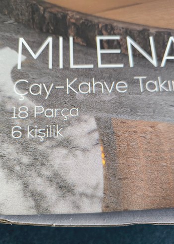 Kütahya porselen 18 parça çay/kahveseti - Görsel 3