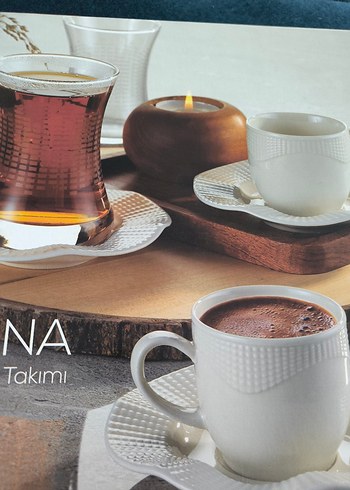 Kütahya porselen 18 parça çay/kahveseti - Görsel 2