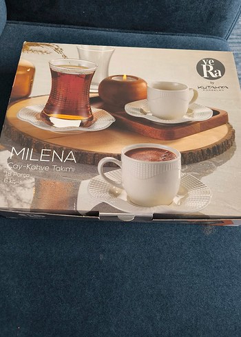 Kütahya porselen 18 parça çay/kahveseti - Görsel 4