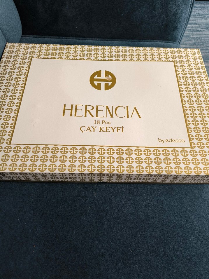 Herencia beyaz ve Altın Desenli 6'lı Çay Seti - Görsel 2