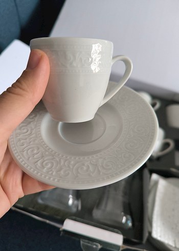 Kütahya porselen 18 parça çay/kahve seti sıfır - Görsel 3