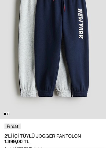 H&M 2li eşofman altı