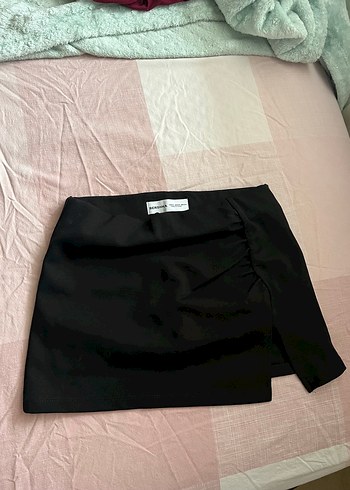Siyah Mini Etek Bershka