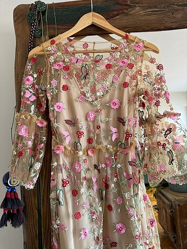 s Beden çeşitli Renk Home Store Çiçek Desenli Elbise