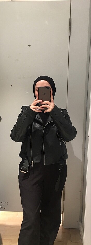 m Beden siyah Renk Deri Ceket