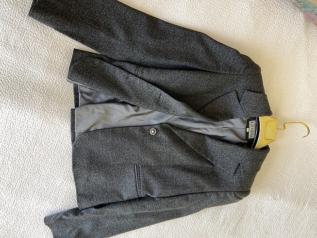 Gri ceket blazer