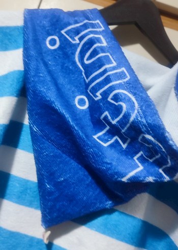 Mavi Baskılı Erkek Çocuk Bornozu - Görsel 5