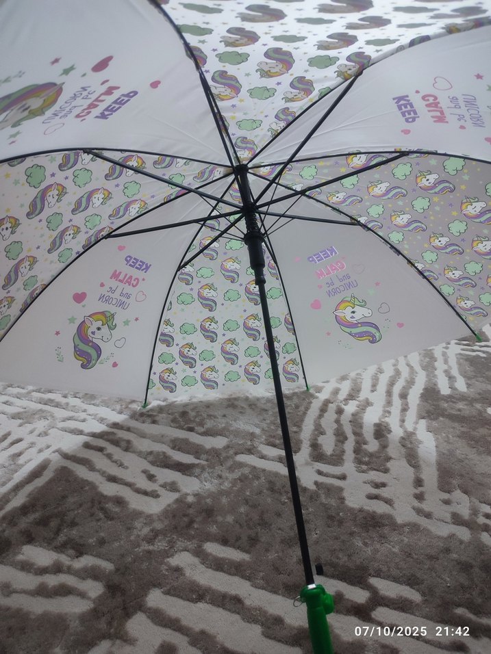 Çok Renkli Kadın Şemsiye - Görsel 4