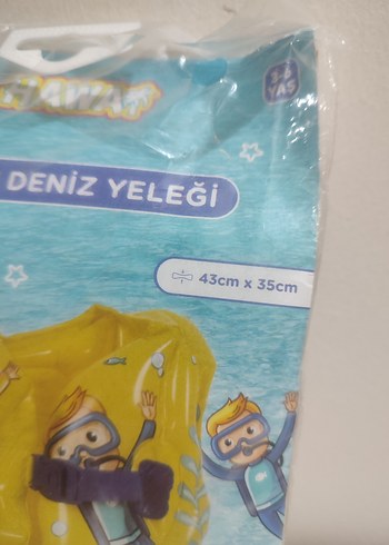 Sarı Çocuk Deniz Yeleği 43x35 cm - Görsel 3