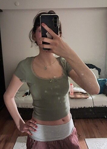 hm crop bluz su yeşili 