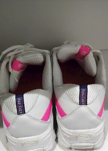 Skechers Pembe Velcro Bantlı Yüksek Topuklu Kadın Spor Ayakkabı