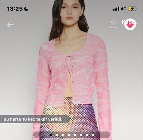 Pembe bluz