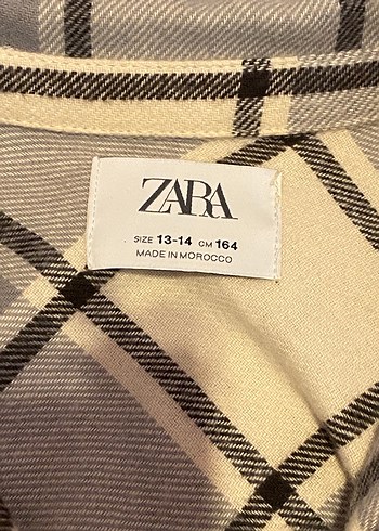 Zara zara kareli ince ceket