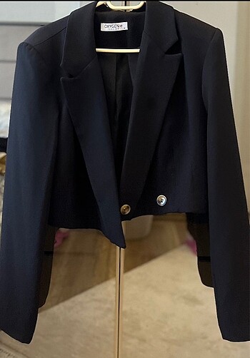 Zara Siyah Crop Blazer
