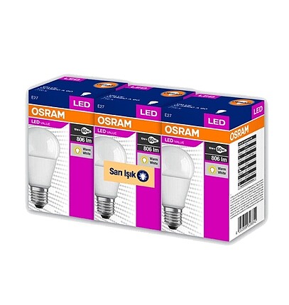 Osram 3 lü ampul