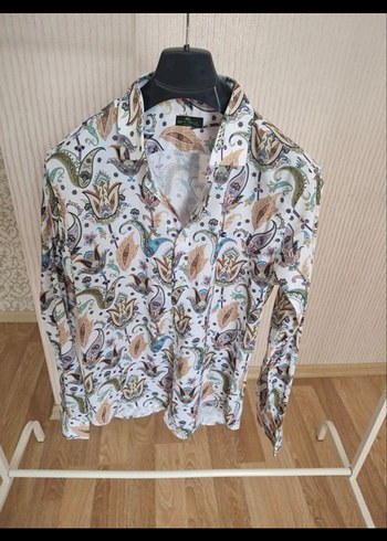 Bohem Çok Renkli Desenli Uzun Kollu Gömlek - Görsel 4