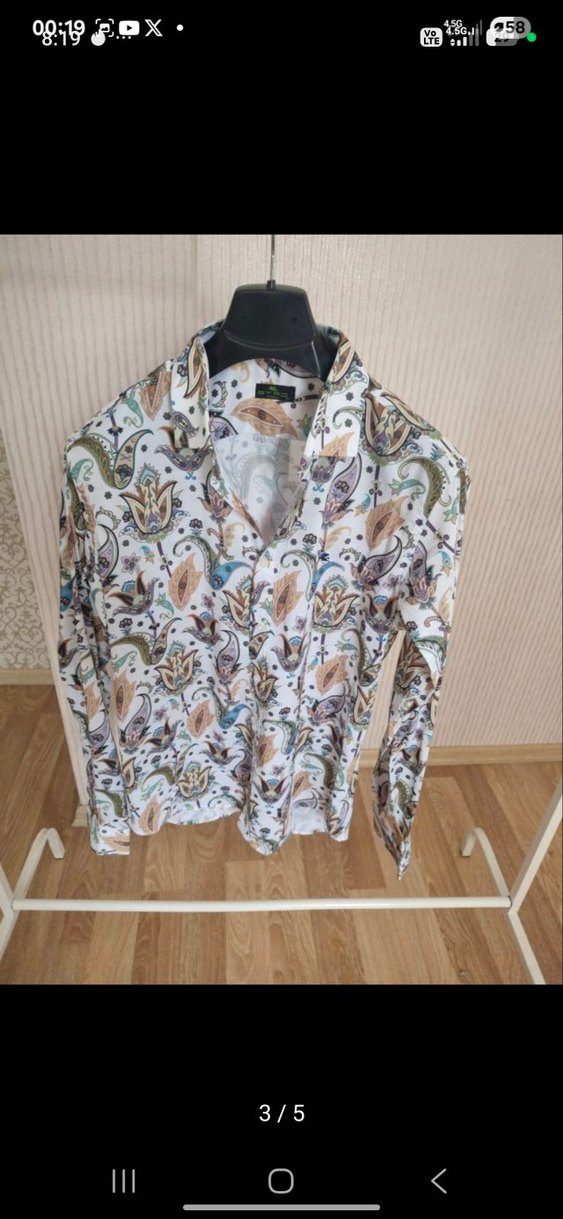 Bohem Çok Renkli Desenli Uzun Kollu Gömlek - Görsel 4