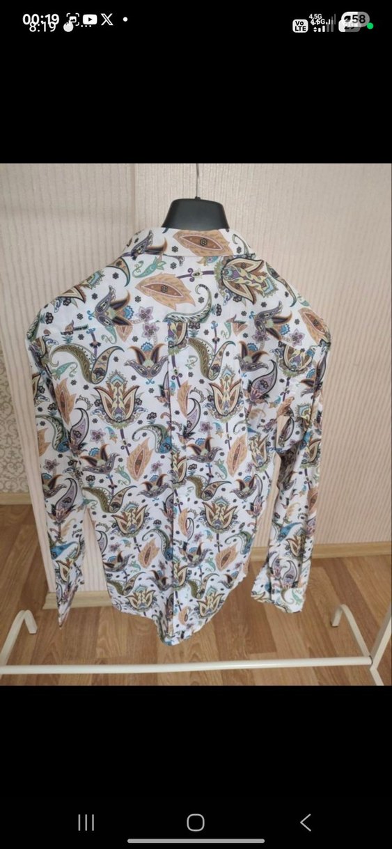 Bohem Çok Renkli Desenli Uzun Kollu Gömlek - Görsel 2