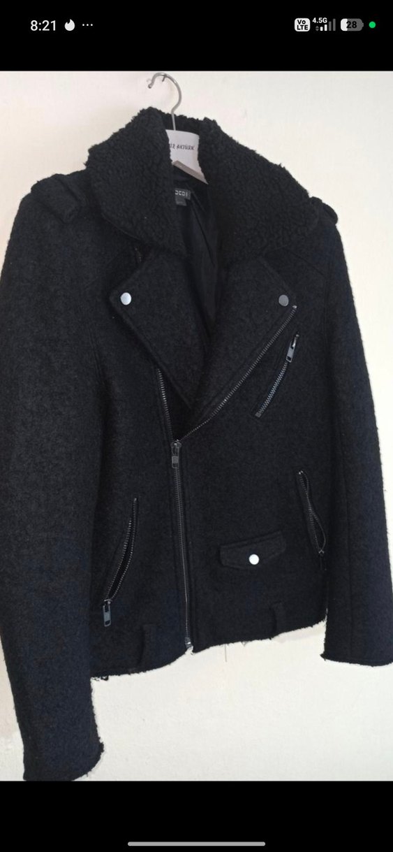 Siyah Fermuarl h&m marka s beden - Görsel 2