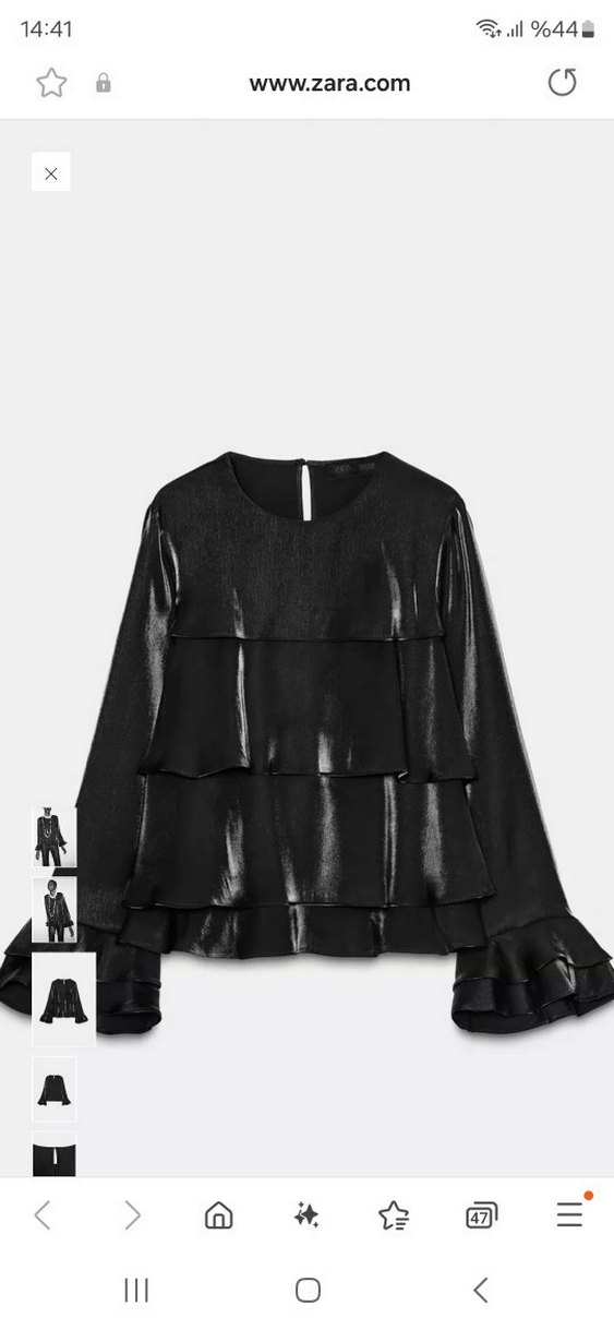 Zara s beden etıketli - Görsel 3