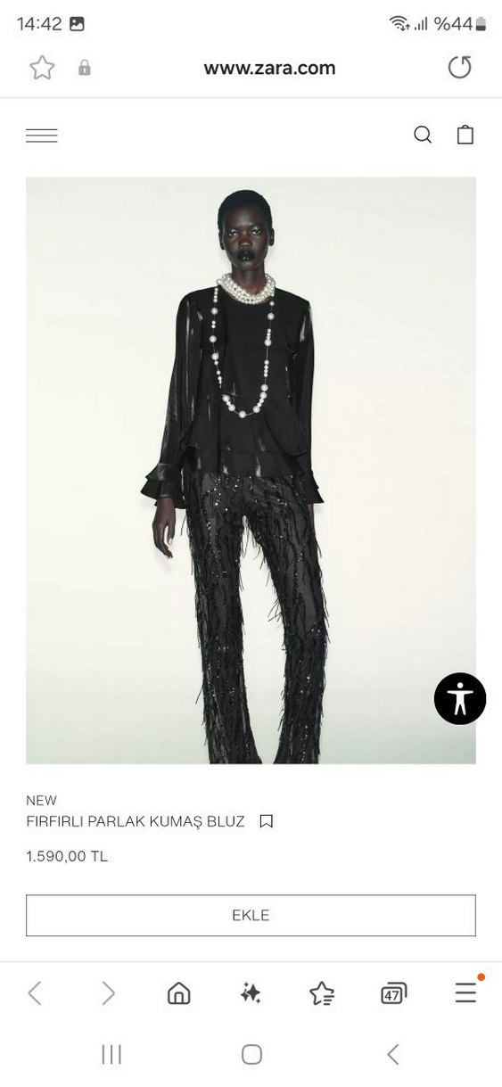 Zara s beden etıketli - Görsel 2