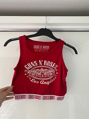 Kırmızı Crop Top