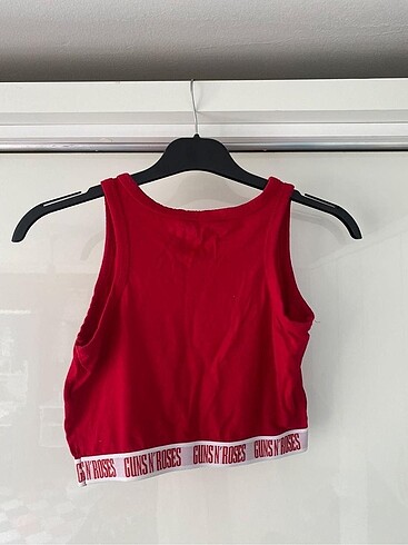 s Beden Kırmızı Crop Top