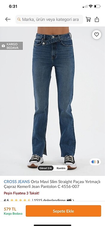 Zara Cross jeans