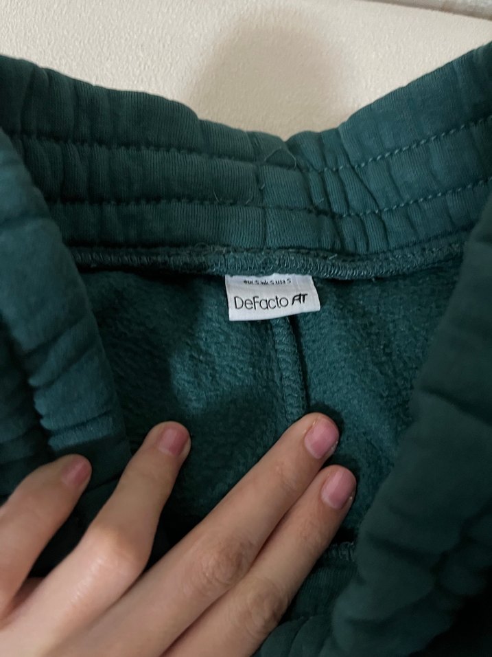 Kadın Yeşil  Rahat Eşofman Altı - Görsel 2