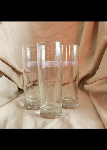 Smirnoff Logolu Uzun İnce Bardak Seti - Görsel 2