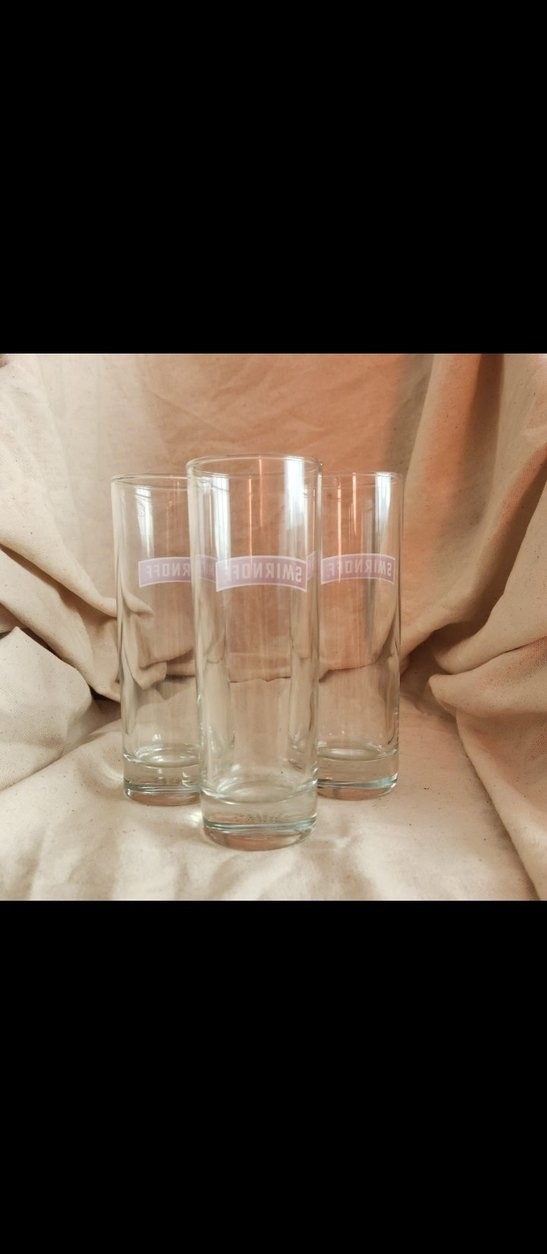 Smirnoff Logolu Uzun İnce Bardak Seti - Görsel 2