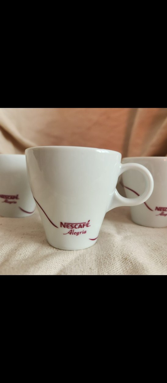 Beyaz Nescafé Alegria Kahve Fincanı - Görsel 5