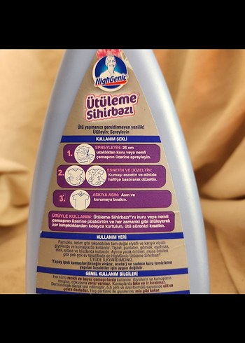 HighGenic Ütüleme Sihirbazı Sprey - Görsel 3
