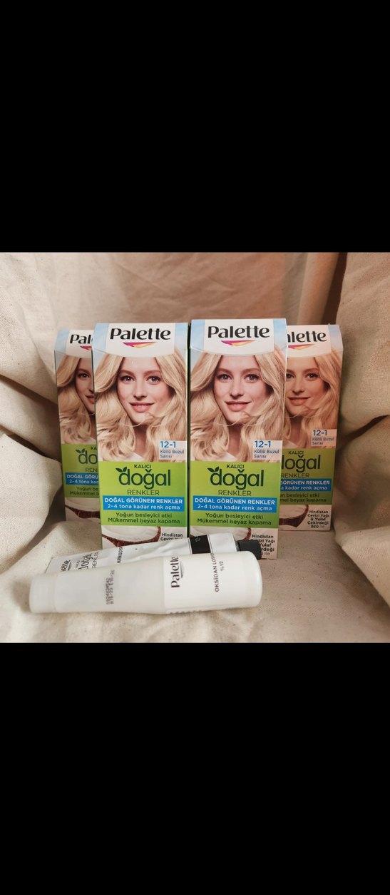 Palette Kalıcı Doğal Renkler Saç Boyası 12-1 Küllü Buzlu - Görsel 2