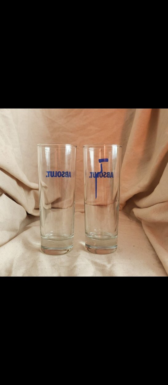 Mavi Baskılı Uzun İnce Bardak Seti - Görsel 2