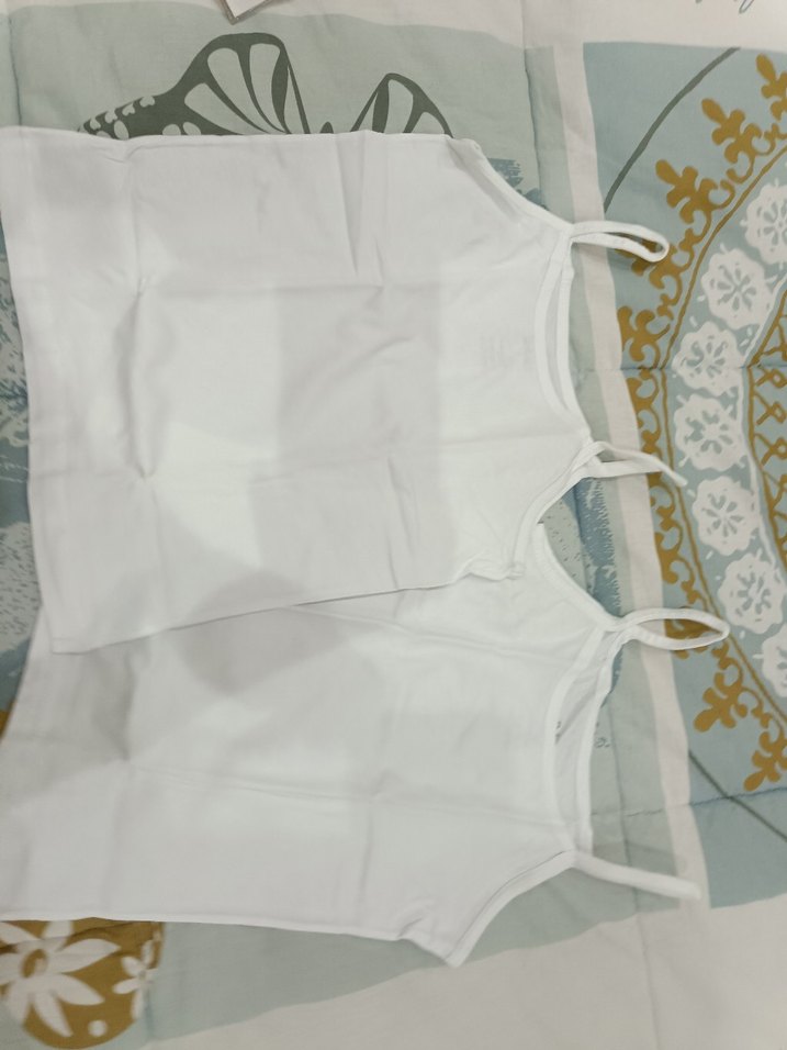 kız çocuk Beyaz Çocuk Atlet 2/li - Görsel 4