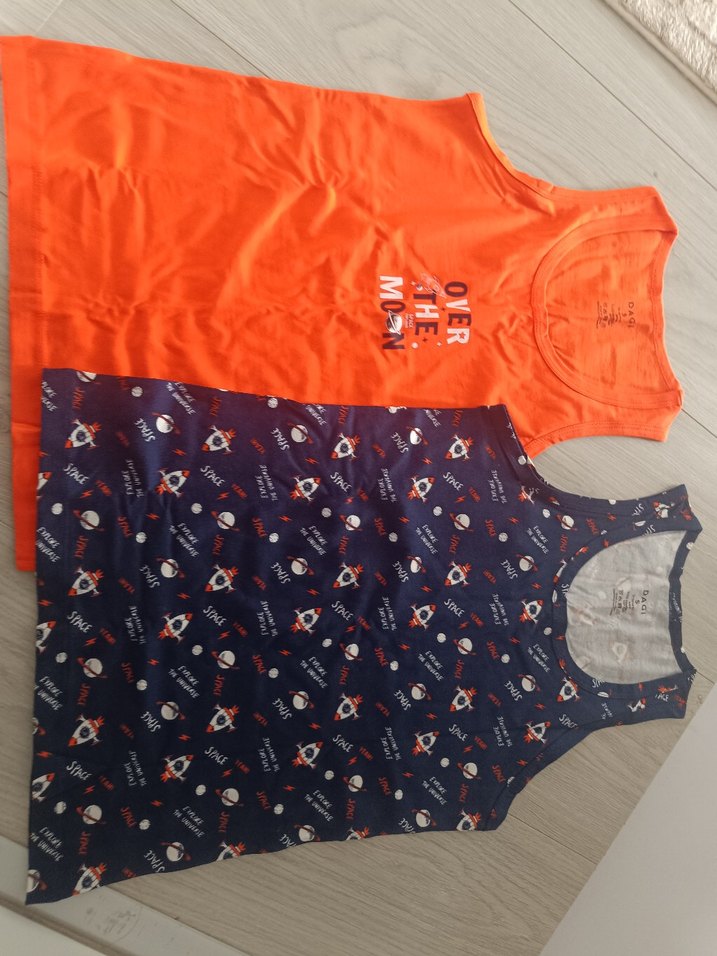 Çocuk Renkli Baskılı Kolsuz Atlet 9/10 yaş - Görsel 2