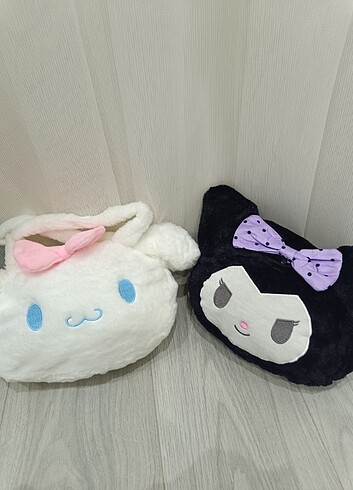  Beden Sanrio kuromi Kawai peluş çanta