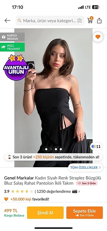 İkili siyah takım