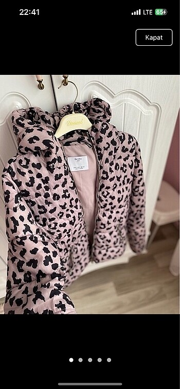 Bershka leopar mont